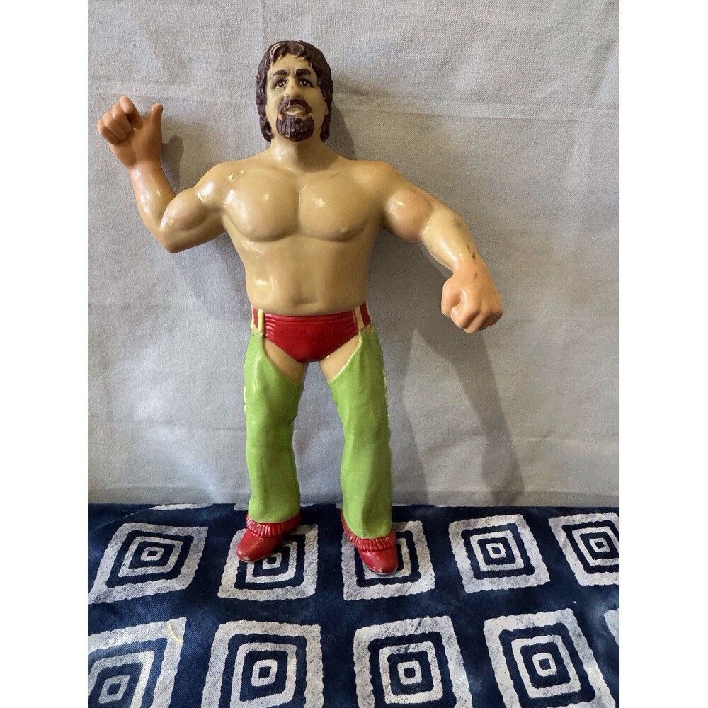Vintage 1986 LJN Terry Funk WWF Wrestling Superstars Action Figure Titan Sports